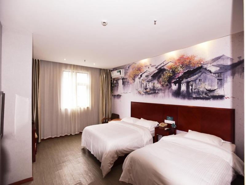 Greentree Inn Jiangsu Suzhou International Film City South Jinshan Road Express Hotel Kültér fotó