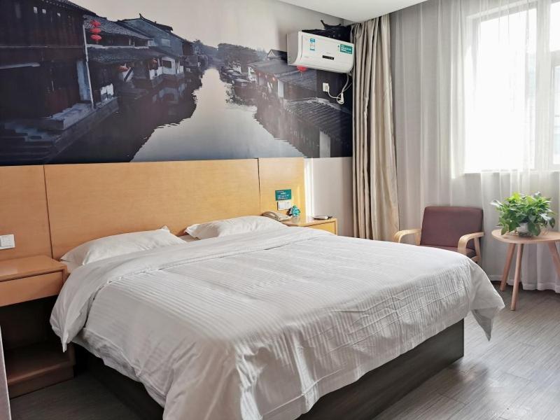 Greentree Inn Jiangsu Suzhou International Film City South Jinshan Road Express Hotel Kültér fotó