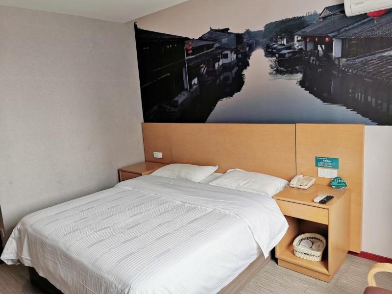 Greentree Inn Jiangsu Suzhou International Film City South Jinshan Road Express Hotel Kültér fotó