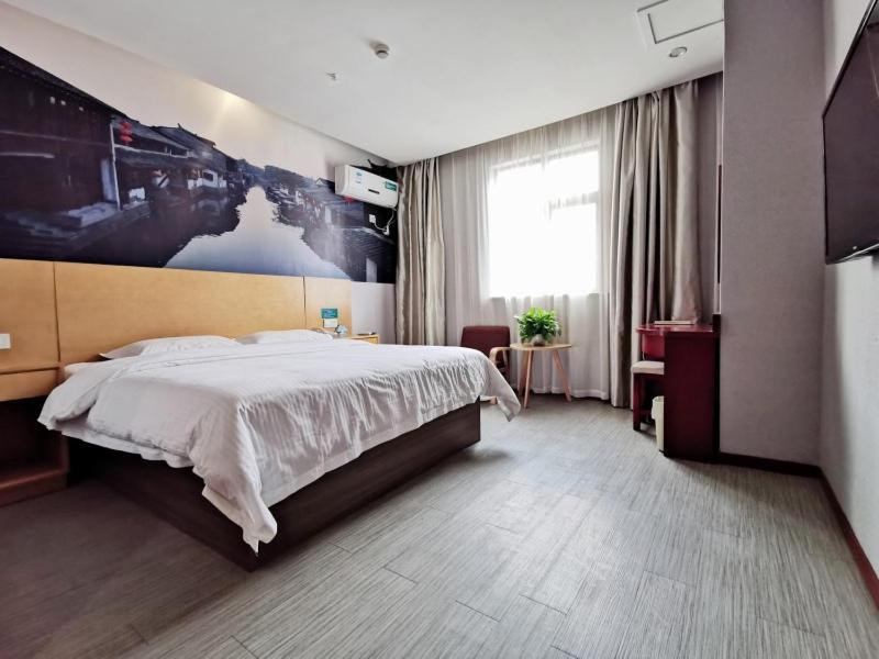 Greentree Inn Jiangsu Suzhou International Film City South Jinshan Road Express Hotel Kültér fotó